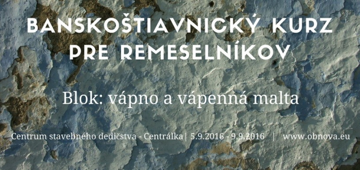 Banskoštiavnický kurz a seminár 2016_hlavicka