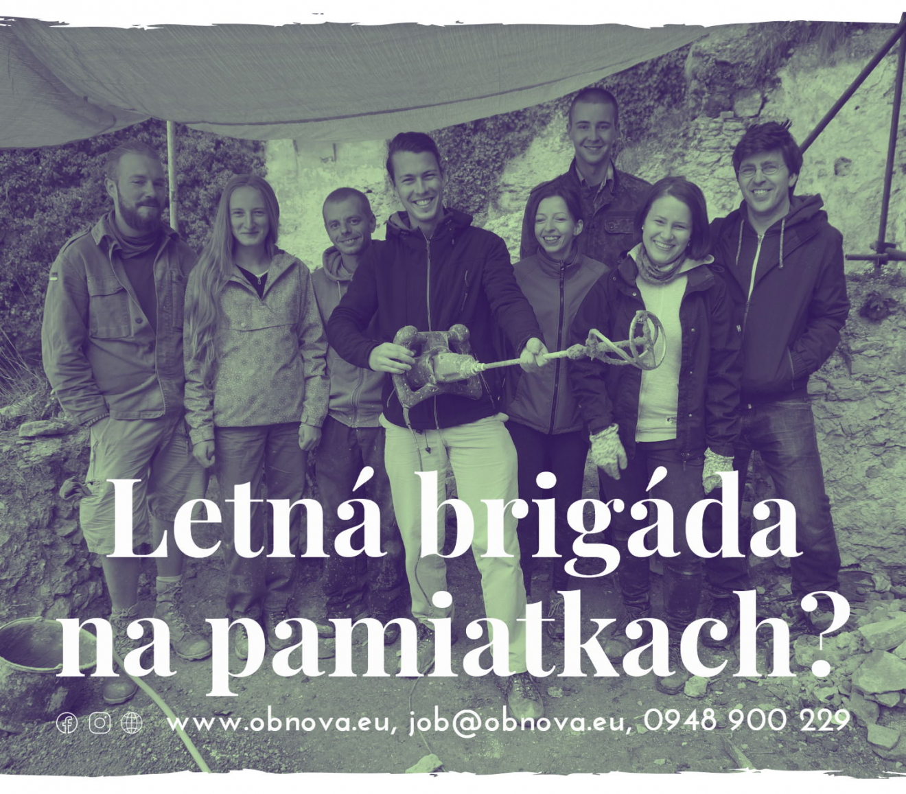 Letná brigáda na pamiatkach 2024