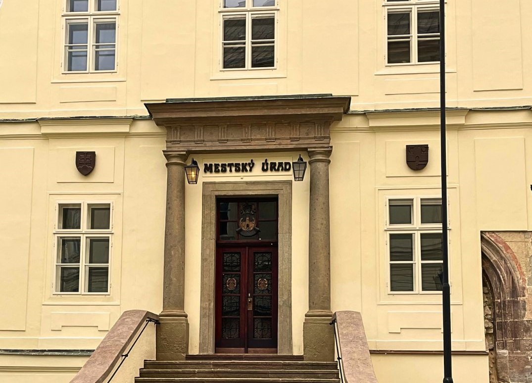 Obnova vstupu banskoštiavnickej radnice