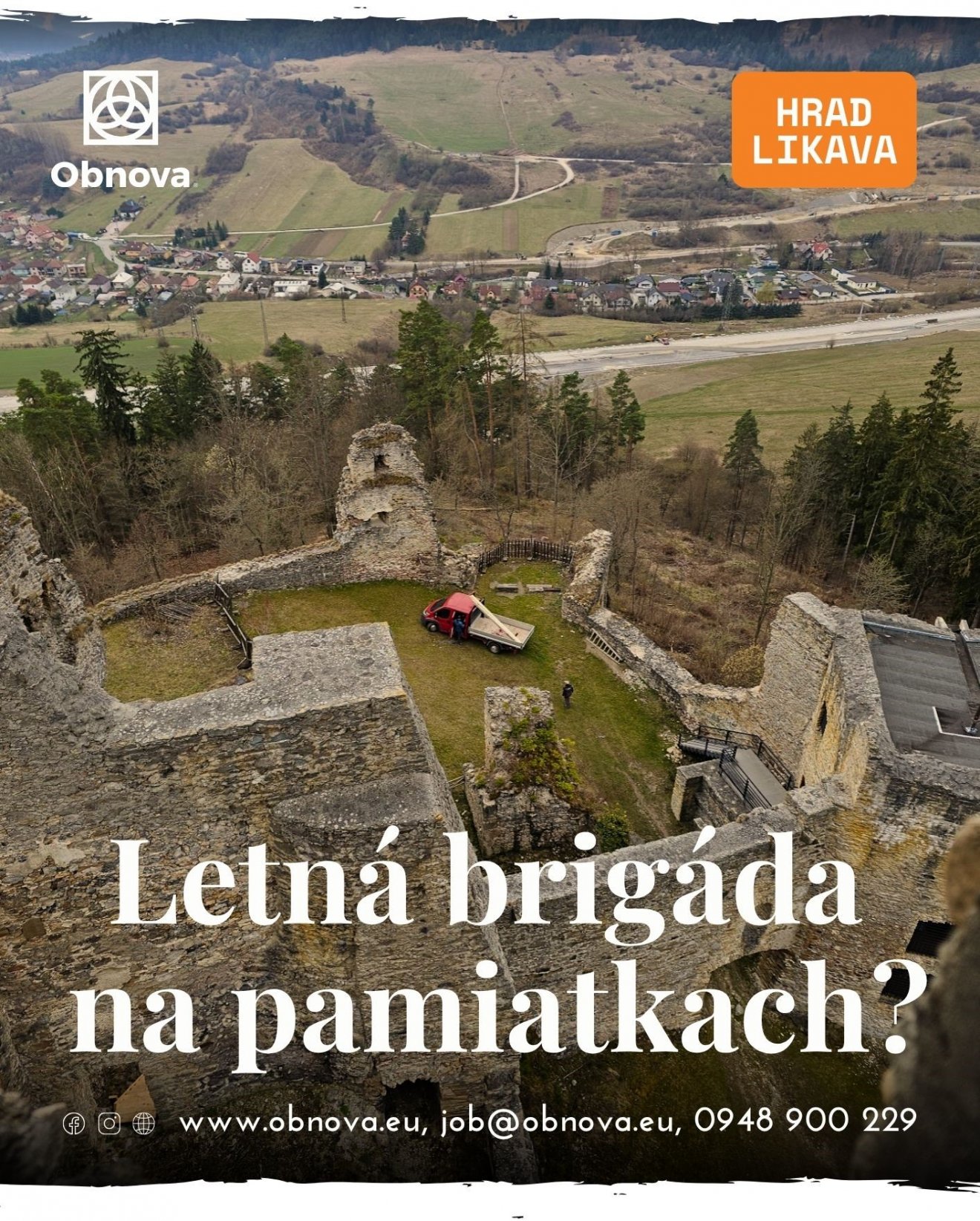 Letná brigáda na pamiatkach 2026
